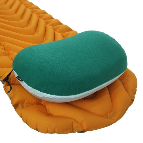 Туристична подушка з чохлом ROCK FRONT PadLower Pillow смарагдова - фото